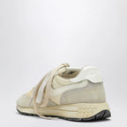 AUTRY Reelwind Super Vintage sneakers in écru nylon and suede