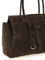 Tod's Medium Suede Shopping Bag