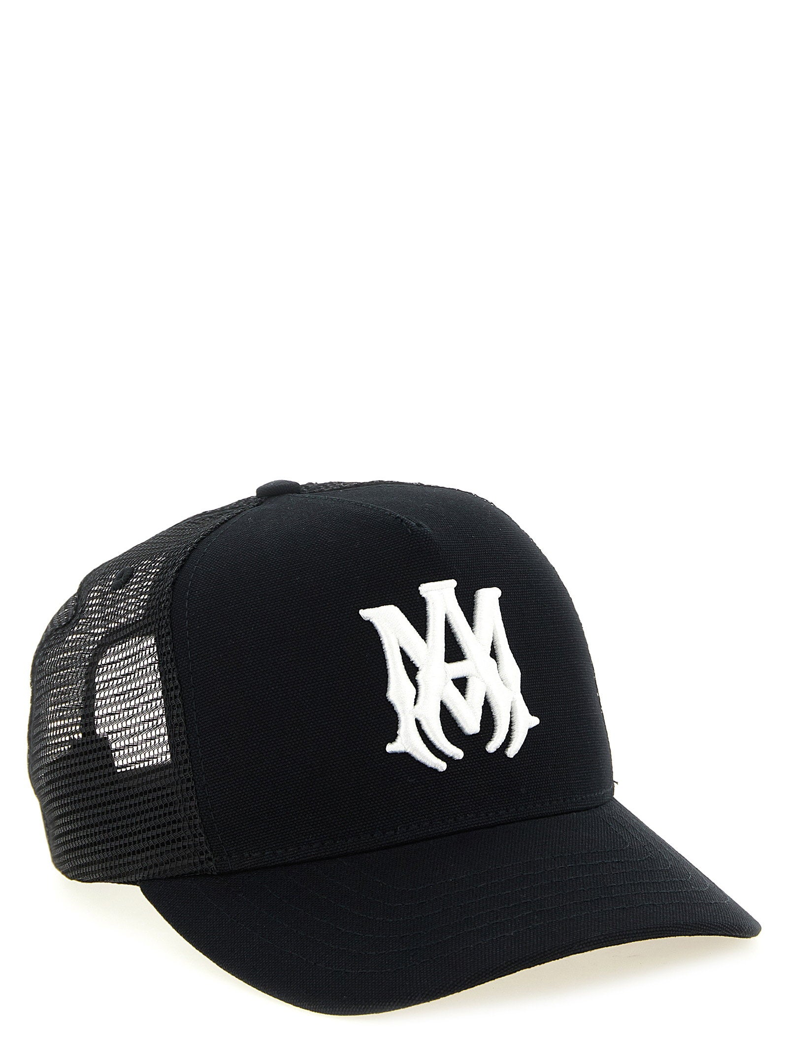 Amiri Ma Logo Trucker Hat With Mesh