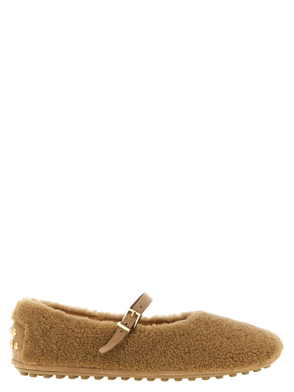Tod's Gommine Sheepskin Ballet Flats