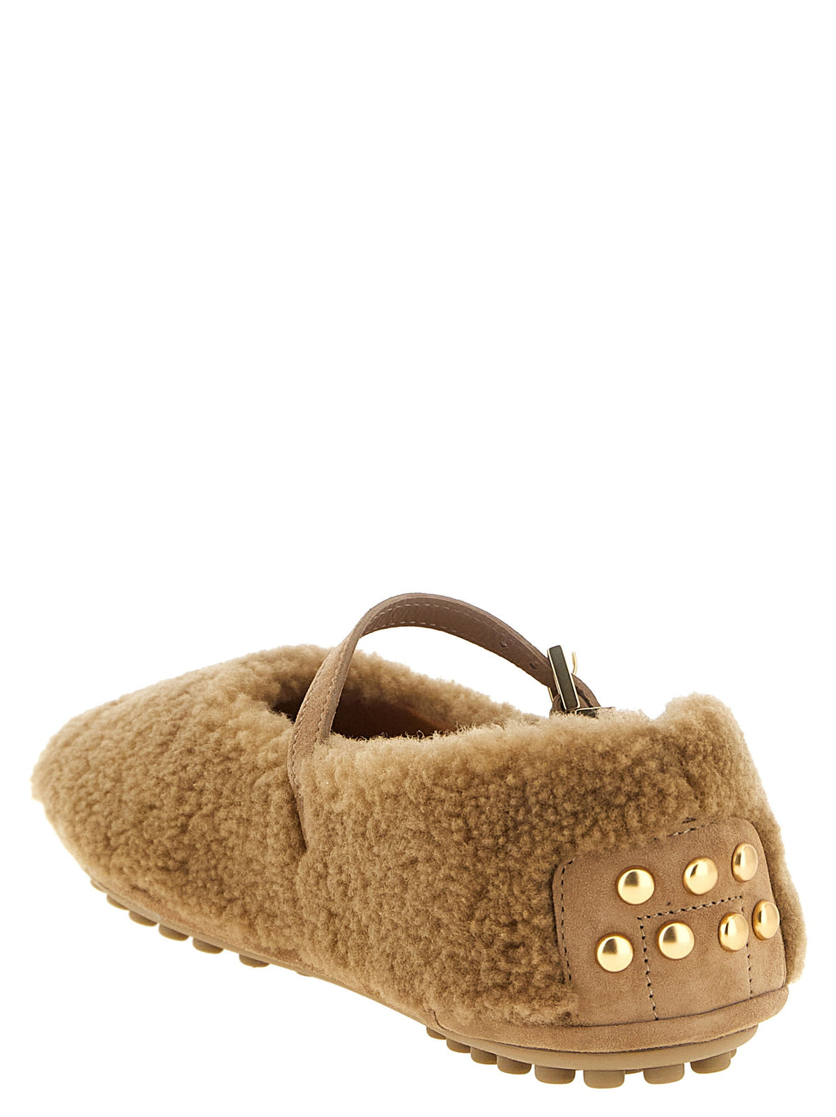 Tod's Gommine Sheepskin Ballet Flats
