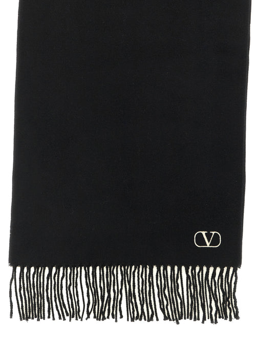 Cashmere Scarf Valentino Garavani With Fringes