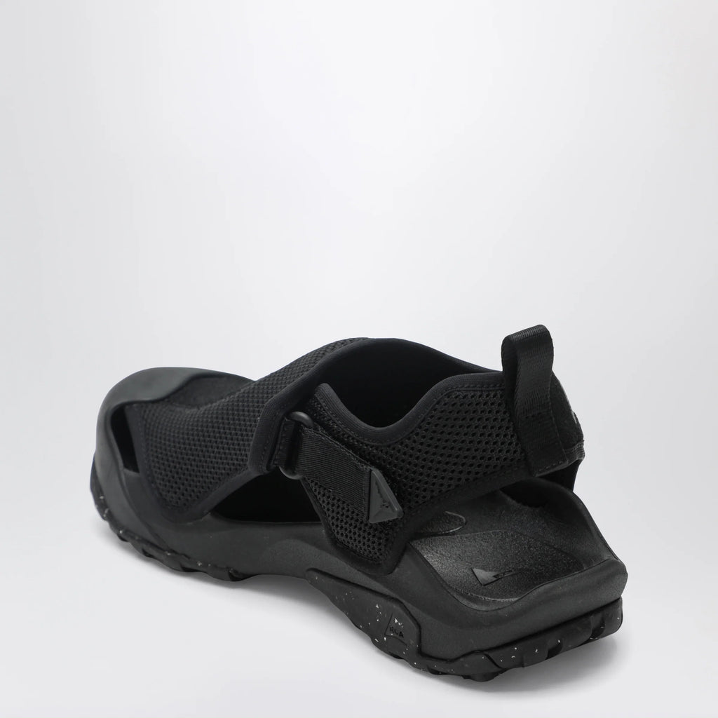 ROA Arpy black sandals in mesh and microfiber