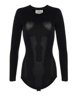 Maison Margiela Long Sleeves Crew Neck Bodysuit
